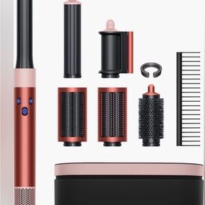 Dyson Airwrap Long Hair Styling Tool Set - Copper and Pink Limited Edition